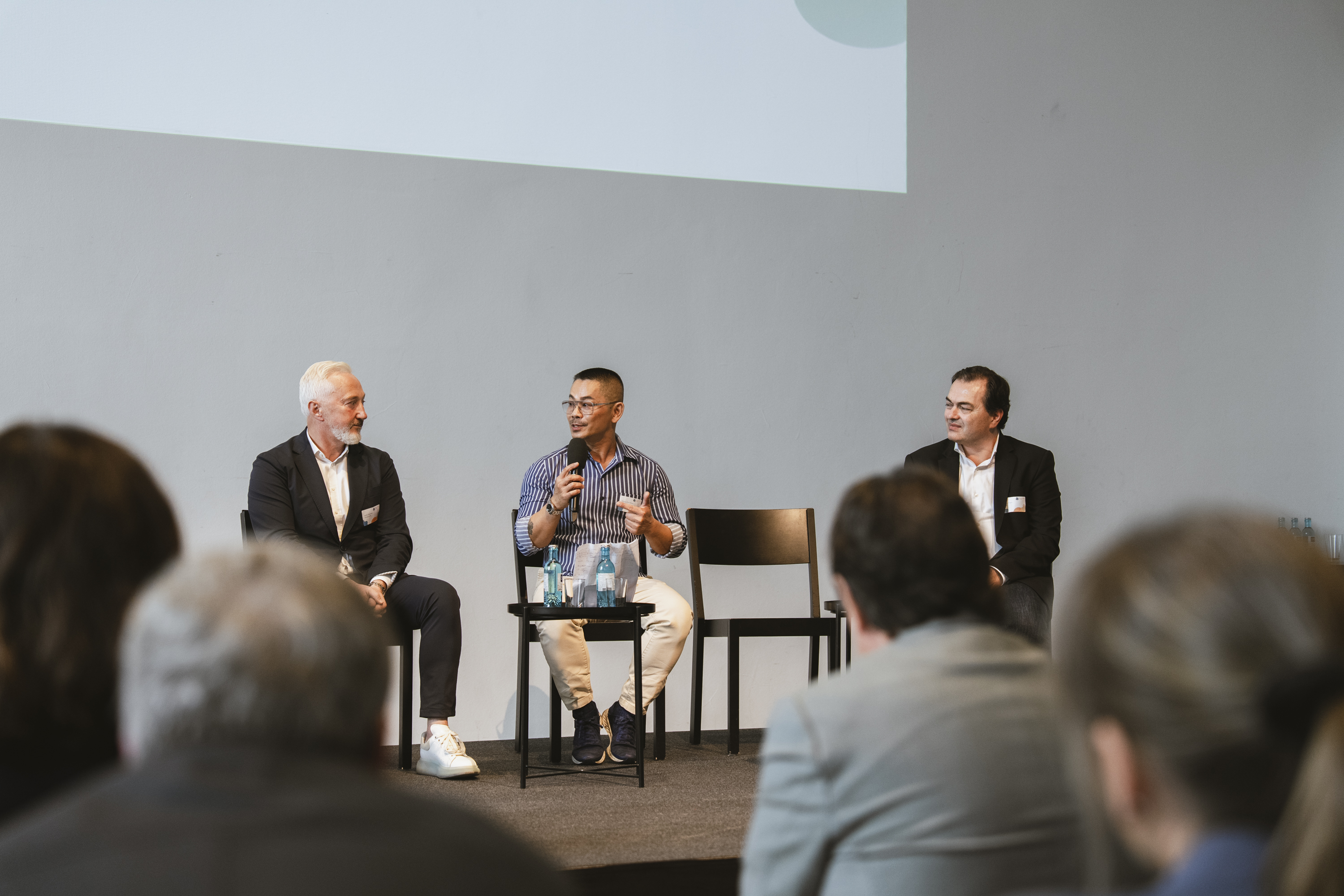 Panel 1 Engin Egon, André Kowalew und Phuong Dat Vuong