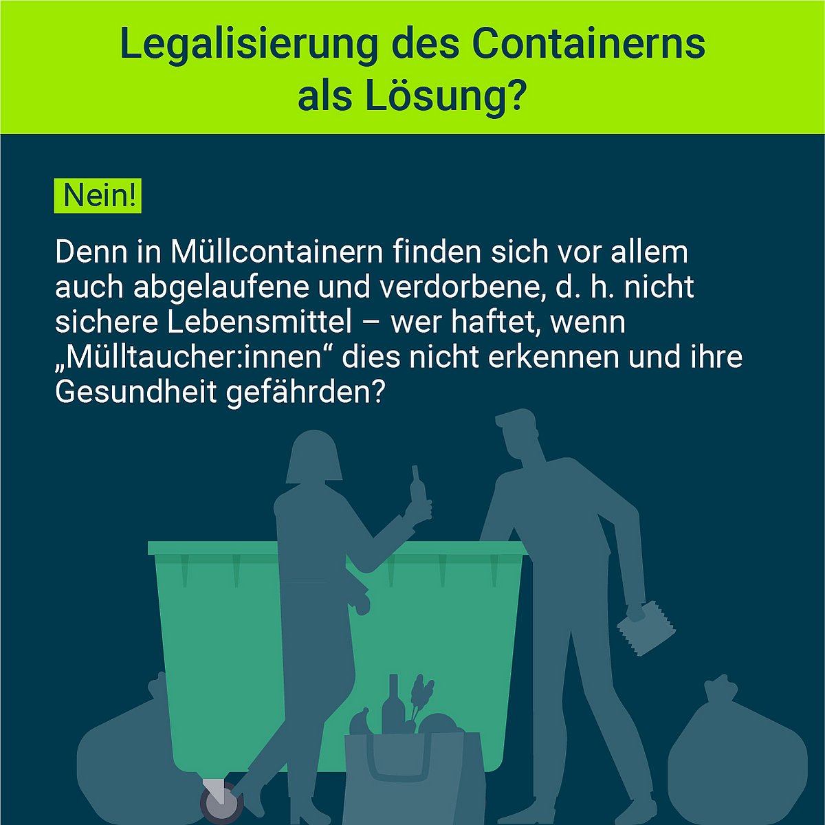 Grafik Legalisierung Containern