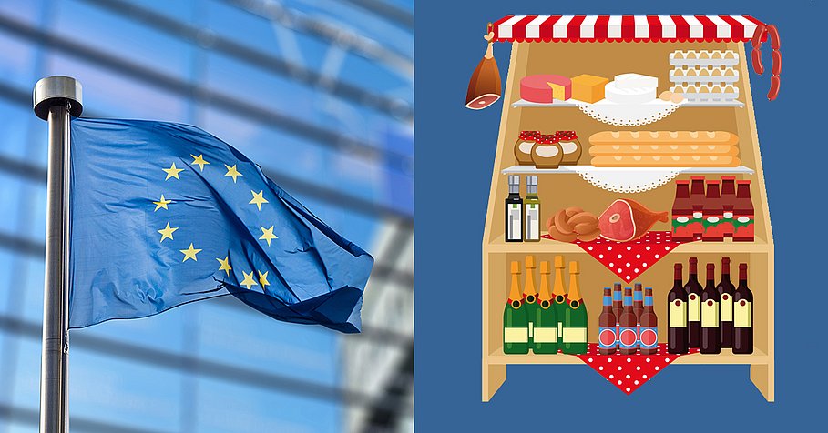 Europäische Lebensmittelvielfalt (Symbolbild)