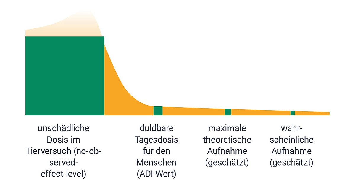 Grafik – Keine Angst vor Zusatzstoffen Schaubild ADI-Wert