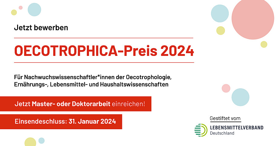 Flyer des VDOE zum Oecotrophica-Preis 2024