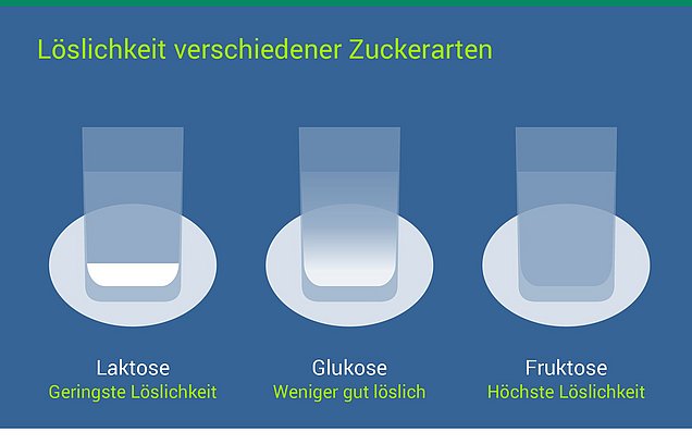 Welche Zuckerarten es gibt und welche Rolle Zucker in Lebensmitteln hat, zeigt die Infografik